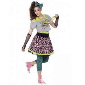 키즈 소녀 위로 80 년대 와일드 아이 의상 드레스 스커트 셔츠 도매