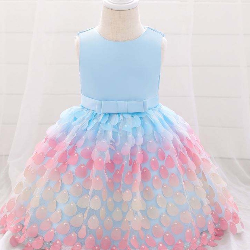 Baige Amazon Top Sale Mermaid Squin Baby Dress Princess Girls Party 생일 드레스 원피스 여자 파티 드레스