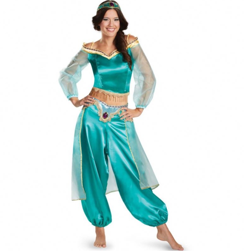 게임 유니폼 유럽과 미국 할로윈 의상 코스프레 섹시한 알라딘 마법 램프 재스민 공주 드레스
